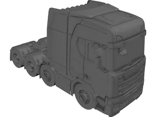 Scania S6000 3D Model preview