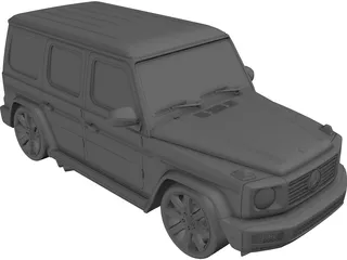 Mercedes-Benz G-Class (2019) 3D Model preview