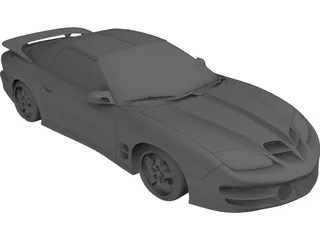 Pontiac Firebird Trans Am WS6 3D Model preview