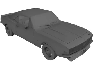 Chevrolet Camaro Z28 (1967) 3D Model preview