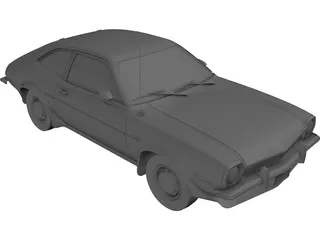 Ford Pinto Runabout (1973) 3D Model preview