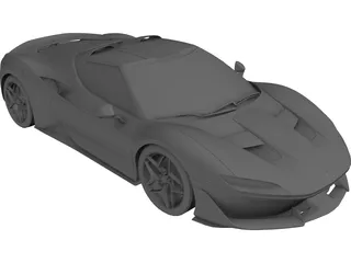 Ferrari J50 (2017) 3D Model preview