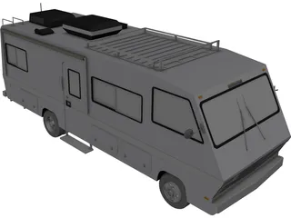 Fleetwood RV Motorhome 3D Model preview