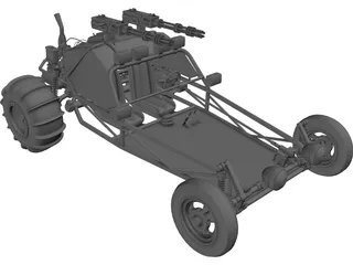 Sand Rail 3D Model preview