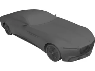 Mercedes-Maybach Vision 6 Cabriolet 3D Model preview