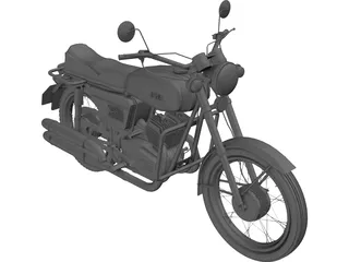 Jawa 350-634 (1978) 3D Model preview