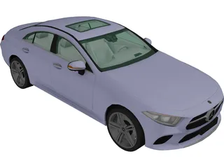 Mercedes-Benz CLS 450 (2018) 3D Model preview