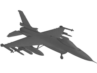 Mitsubishi F-2 Viper Zero 3D Model preview