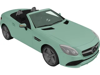 Mercedes-Benz SLC 300 3D Model preview