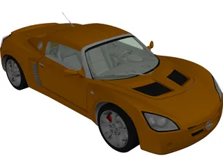Opel Speedster Turbo (2004) 3D Model preview