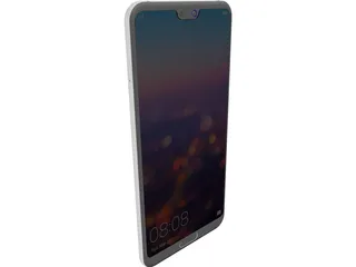 Huawei P20 Pro 3D Model preview