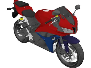 Honda CBR 600RR (2009) 3D Model preview