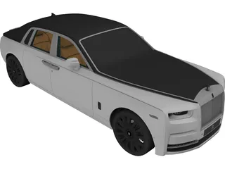 Rolls-Royce Phantom (2018) 3D Model preview