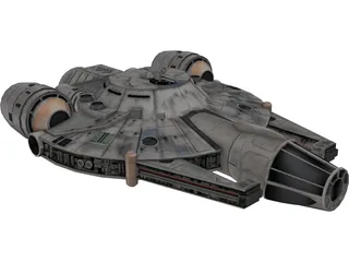 YT-1760 Freighter 3D Model preview
