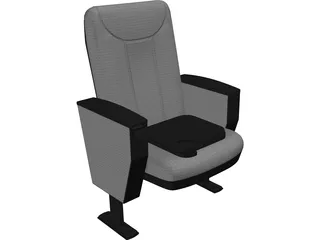 Cinema Chair Ey-145 3D Model preview