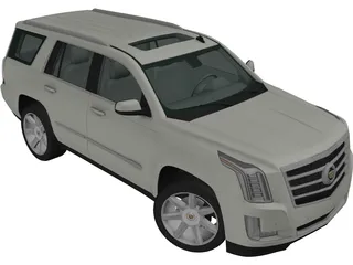 Cadillac Escalade ESV Platinum (2015) 3D Model preview