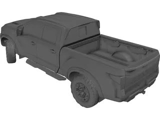 Nissan Titan (2017) 3D Model preview