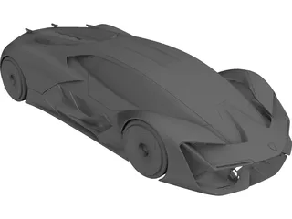 Lamborghini Terzo Millennio 3D Model preview