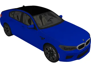 BMW M5 [F90] (2018) 3D Model preview
