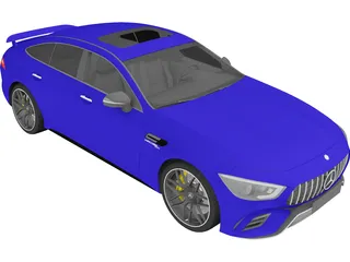 Mercedes-AMG GT 63 S 4MATIC+ 4-Door Coupe (2019) 3D Model preview