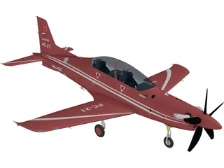 Pilatus PC-21 3D Model preview
