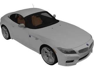 BMW Z4 (2014) 3D Model preview
