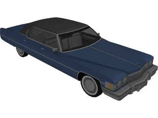 Cadillac Deville (1974) 3D Model preview