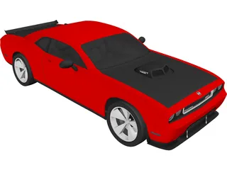 Dodge Challenger SRT10 3D Model preview