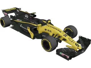 Renault RS17 F1 (2017) 3D Model preview
