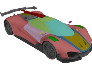 Ferrari Xezri 3D Model preview