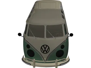 Volkswagen Transporter T1 3D Model preview