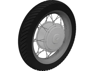 Motor Hub 18in Wheel 5kW 3D Model preview