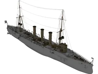 Emden 3D Model preview