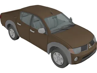 Mitsubishi L200 3D Model preview