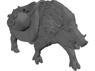 Boar 3D Model preview