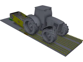 Onion Harvester 3D Model preview