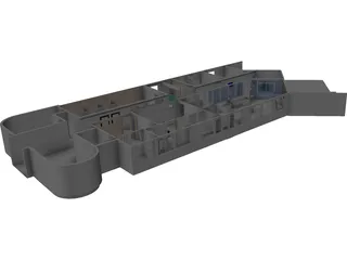 Hospital Interior 3D Model preview