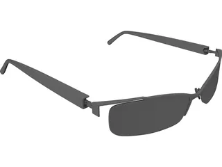 Diesel Glasses 3D Model preview