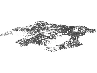 Berlin City Mitte 3D Model preview