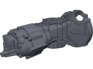 Transaxle Porsche G50 3D Model preview