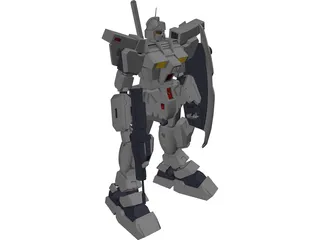 RGM-79N GM Custom 3D Model preview