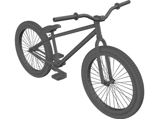BMX Bike 3D Model preview