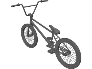 BMX Bike 3D Model preview