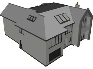 Modern House 3D Model preview