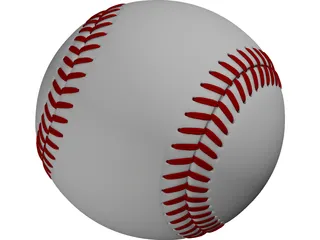 Baseball 3D Model preview
