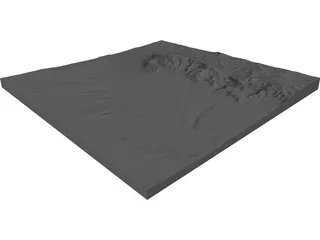 Albuquerque Topology 3D Model preview
