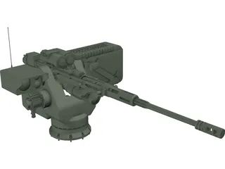Remote Weapon Station 3D Model preview