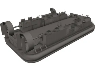 LCAC Hovercraft 3D Model preview