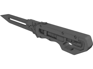 Shock Knife 3D Model preview