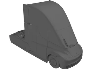 Tesla Semi Truck (2020) 3D Model preview